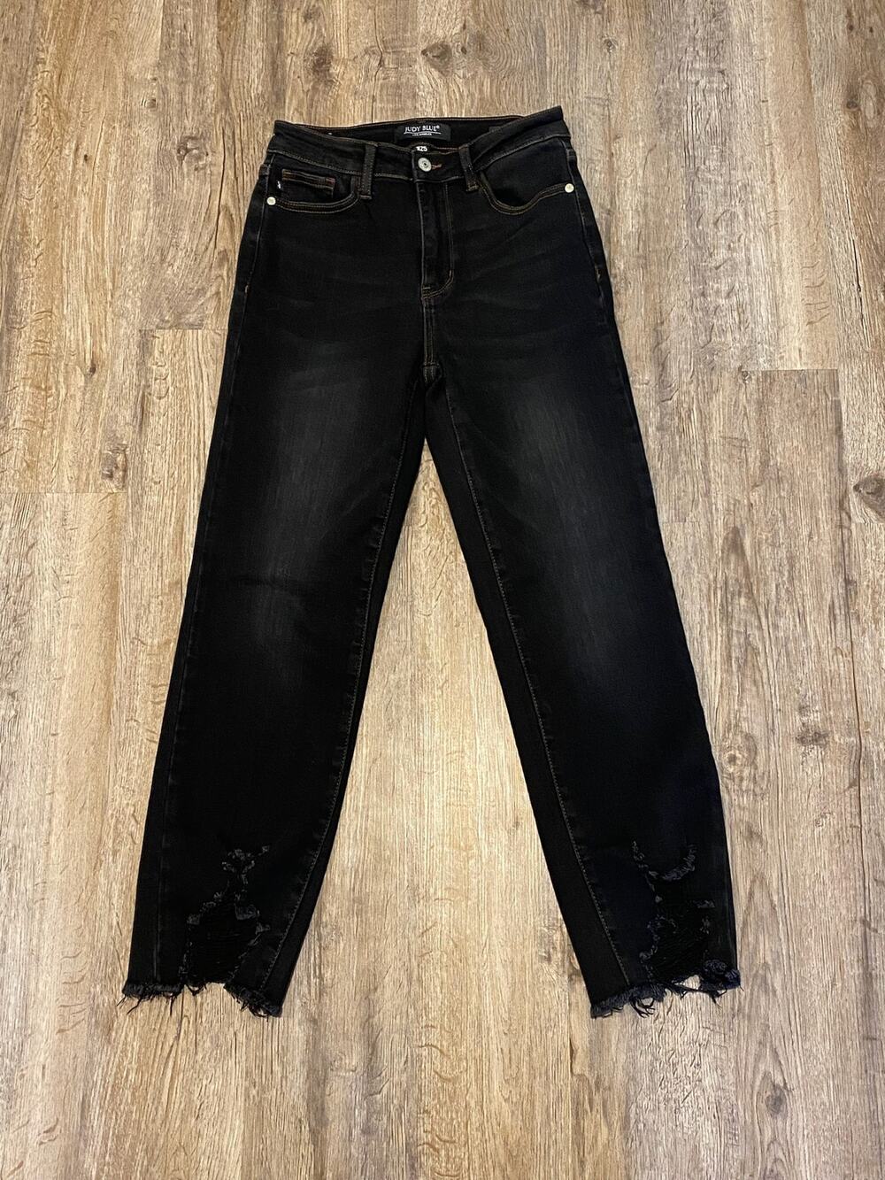 Judy Blue Women's Knoxville High Rise Cropped Straight Leg Jean Size 25
